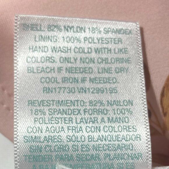 Kona Sol NWT SZ M Pink Floral Cut Out One Piece Figure Flattering Swimsuit Beach - Picture 8 of 9